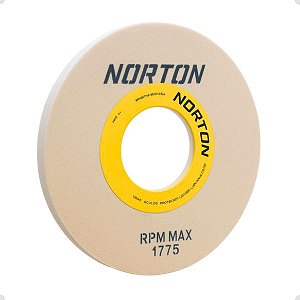 Rebolo Branco Reto Afiação Retífica 355,6 x 25,4 x 127 mm