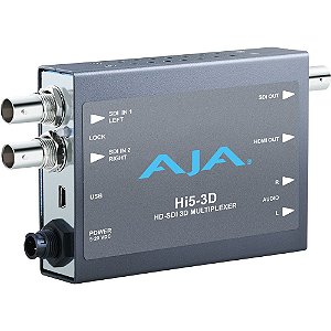 Mini-Conversor AJA Hi5-3D Dual HD-SDI para HDMI 3D