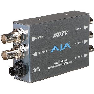 HD5DA Amplificador/Repetidor de Distribuição HD/SD-SDI 1x4