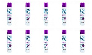 Desodorante Intimo Aerosol Clean Sex (Algodão 100ML) Kit c/10 Und. HotFlowers