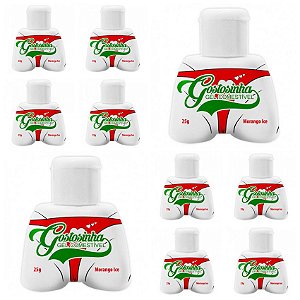 GOSTOSINHA MORANGO ICE (GEL COMESTIVEL) 25g CADA - KITC C/ 10 - PEPPER BLEND