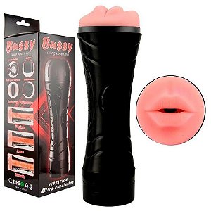 MASTURBADOR CYBERSKYN MASCULINO LANTERNA BOCA IMPORTADO Bussy Vibration