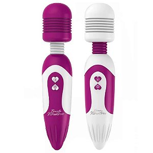 Vibrador massageador corporal Female Vibrators com 12 Vibrações microfone Importado