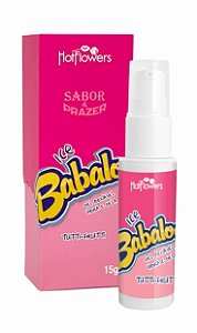 ICE BABALOO TUTTI-FRUT- GEL BEIJÁVEL VIBRA E GELA 15G - HOT FLOWERS
