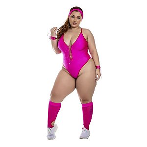 FANTASIA PERSONAL PLUS SIZE - LINHA HOTTIE GIRL - HOT FLOWERS