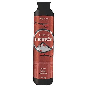 MASSAJI MASSAGEM JAPONESA 200G- GEL SUPER DESLIZANTE - HOT FLOWERS