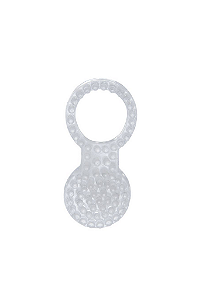 Anel Estimulador Simples Transparente- Hot Flowers