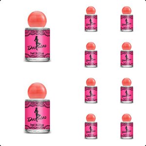 PERFUME DEO COLONIA DAS PUTAS 7ML -  KIT COM 10 UND - HOT FLOWERS
