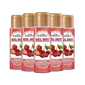 Gel Aromatizante (Frutas Vermelhas 35ml)- kt c/10 und. Hot Flowers