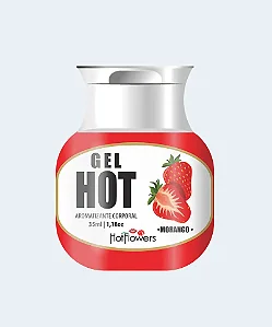 Gel Aromatizante (Morango 35ml). Hot Flowers