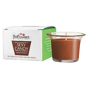 Vela Sexy Candy (Chocomenta 40g) - Hot Flowers