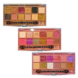 PALETA DE SOMBRA SWEET GLITTER 12 CORES (BELLE ANGEL)