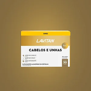 CABELOS E UNHAS LAVITAN 60 CÁPSULAS