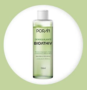 Demaquilante Bioativ Porán 🌿 Limpeza Inteligente e Tratamento Natural | 150ml