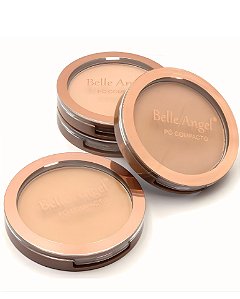 Pó Compacto Facial Belle Angel Controle do brilho na pele