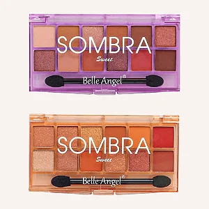 Paleta De Sombras Sweet 12 Tons Matte Perolada - Belle Angel