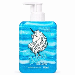 Blow Girl Azul Hidratante Baunilha Glitter 320g Hot flowers