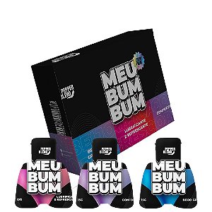 KIT MEU BUM BUM ( LUBRIFICANTE E REFRESCANTE/ BEIJO GREGO/ CONFORTO) 15G CADA