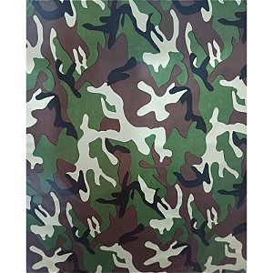 CAMUFLADO VERDE GRANDE - TAMANHO 1M X 50CM