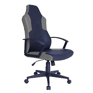 Cadeira Gamer Presidente Giratória Ergonômica Reclinável Cinza