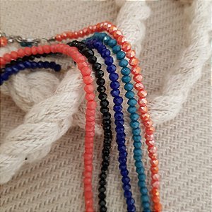 Colar Cristal Banhado