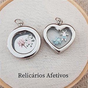 Relicários Afetivos Menino e Menina