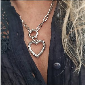 Colar Cartier com Coração