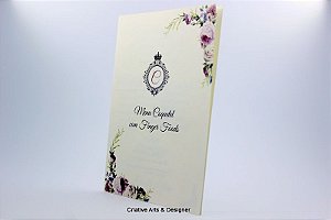 Pacote de 10 Menus modelo livro