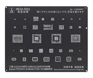 REBALLING BLACK STENCIL PAR SÉRIES SAMSUNG J1 / J2 / J3 / J4