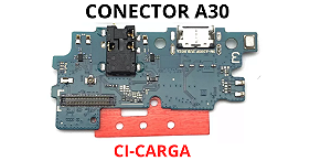 PLACA CONECTOR DE CARGA A30 DOCK A305 COM MICROFONE E CI DE CARGA RAPIDA
