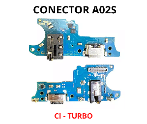 PLACA CONECTOR DE CARGA A02S  / A03S DOCK A037M  DOCK A025M COM MICROFONE E CI DE CARGA RAPIDA