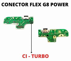 CONECTOR CARGA MOTO G8 POWER XT2041 PLACA MICROFONE