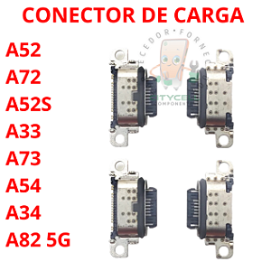 CONECTOR DE CARGA A52 A72 A52s SAMSUNG GALAXY A52 A525 A526B A72 A725F A725M A82 5G A826S
