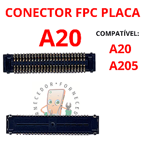 CONECTOR FPC PLACA MÃE DISPLAY A20 A205