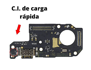 CONECTOR CARGA NOTE 12 PLACA DE CARGA COM MICROFONE CI DE CARGA RAPIDA