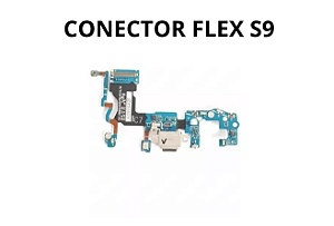 Conector Carga S9 G960f Placa Flex Microfone