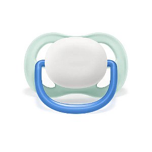 Chupeta Ultra Air Unitaria Lisa 0-6 Meses Menino Avent