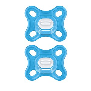 Chupeta Mam Comfort Dupla Menino 100% Silicone