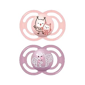 Chupeta Mam Perfect Dupla 6+ meses Menina