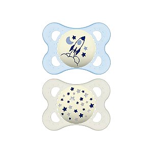 Chupeta Mam Original Night Dupla 0-6 meses Menino