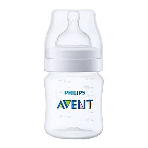 Mamadeira Transparente Philips Avent 125ml Bico N°1