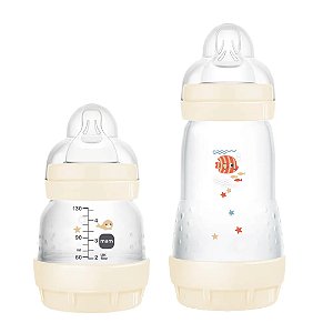 Kit Mam Mamadeira Easy Start Neutra 130ml + 260ml