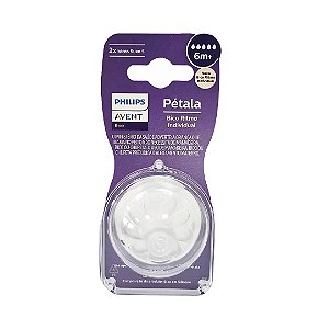 Bico Mamadeira 3.0 N°5 - 6m +  Philips Avent Pétala 2un