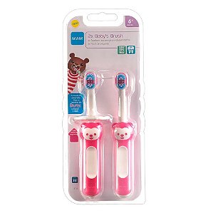 Kit Escova Dental Baby s Brush Rosa Mam