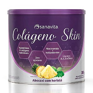 Colágeno Skin Sanavita Abacaxi 200g