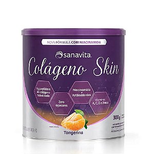 Colágeno Skin Sanavita Tangerina 300g