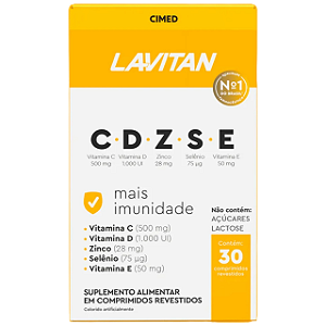Lavitan C.d.z.s.e Mais Imunidade C/30 Comp Cimed