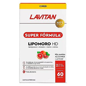 Suplemento Alimentar Lavitan Lipomoro Hd 60 Cápsulas