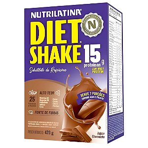 Diet Shake Sabor Chocolate 420g Nutrilatina