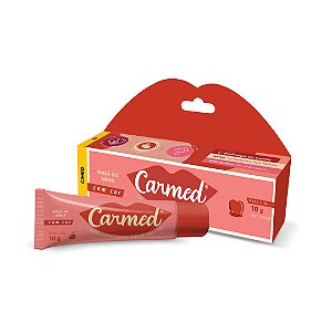 Carmed Hidratante Labial Maçã do Amor Com Cor 10g